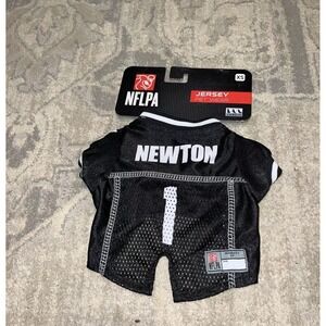 New Cam Newton #1 Pet Dog Black Jersey Shirt‎ size XS X-Small NFL